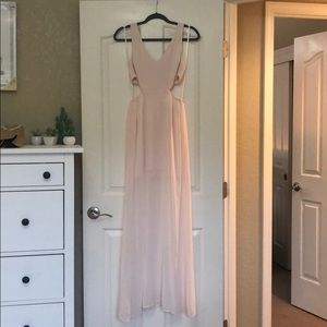 Elegant romantic maxi dress.